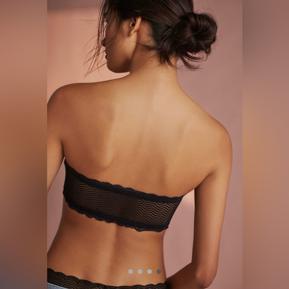 Cosabella Bra Sweet Treats Strapless Bandeau Blacksmall Excellentanthropologie View 4